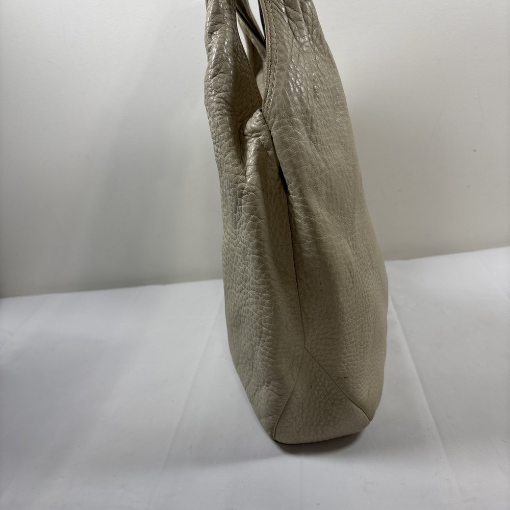 VTG Coach Julia Hobo Shoulder Bag Beige Oatmeal Pebble Leather Slouchy Purse Y2K - Picture 2 of 16